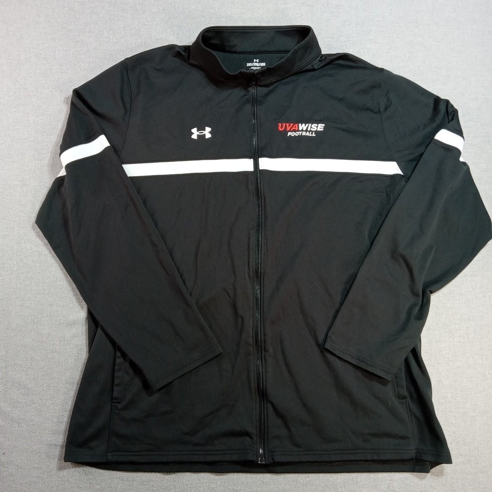 UVA Wise Football Jacket Men's 3XL Black Full Zip Virginia Under Armour NCAA